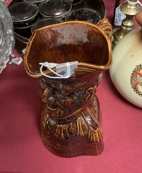 Rockingham Duke of Wellington Commemorative Death Character Jug