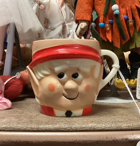 Vintage 1972 Ernest J. Keebler Elf Plastic Advertising Cup