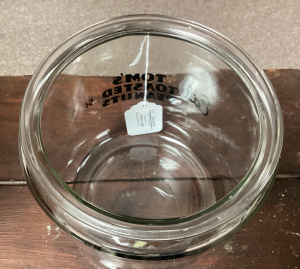 Tom’s Toasted Peanuts Countertop Advertising Jar