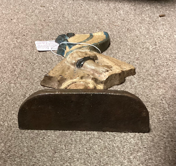 Painted Cast Iron Sunbonnet Sue Doorstop