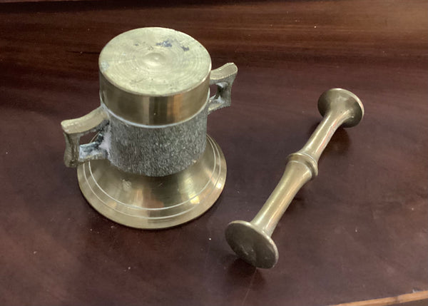 Mini Brass Mortar & Pestle