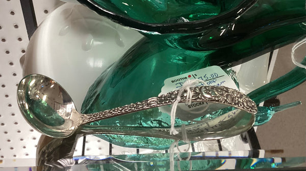 S. Kirk & Son Sterling Silver Monogrammed Chrysanthemum Ladle