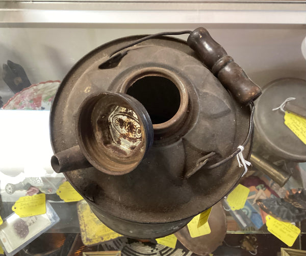 Canco Galvanized Metal Garage Oil Can