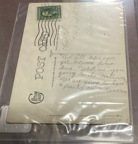 Antique Mailed Halloween Post Card