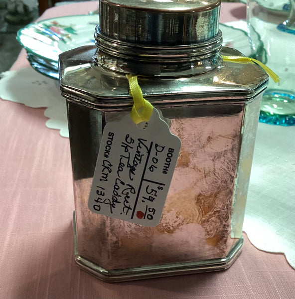 Lawrence B. Smith Silver Plate Tea Caddy