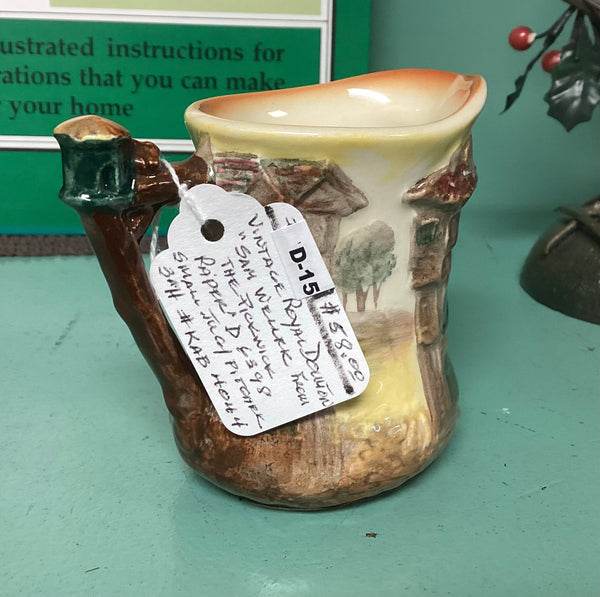 Royal Doulton Charles Dickens Series Ware Sam Weller Relief Pitcher D6398