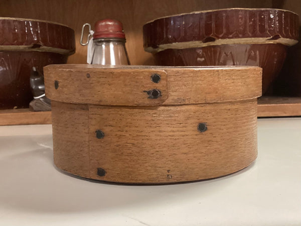 Antique 19th Century 6 1/2" Covered Maple Pantry Box