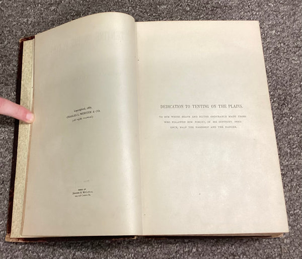Mrs E B Custer Tenting on the Plains, or General Custer in Kansas and Texas