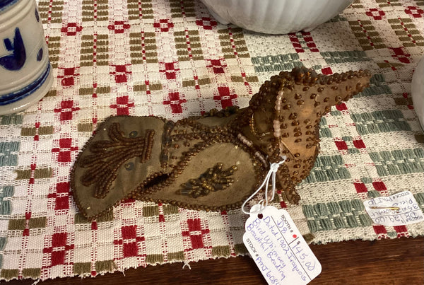 Iroquois Stitched Beaded Bird Whimsy Pin Cushion
