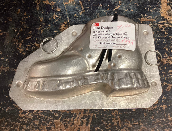 High Top Shoe Vintage Chocolate Mold