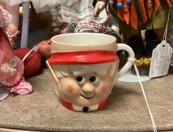 Vintage 1972 Ernest J. Keebler Elf Plastic Advertising Cup