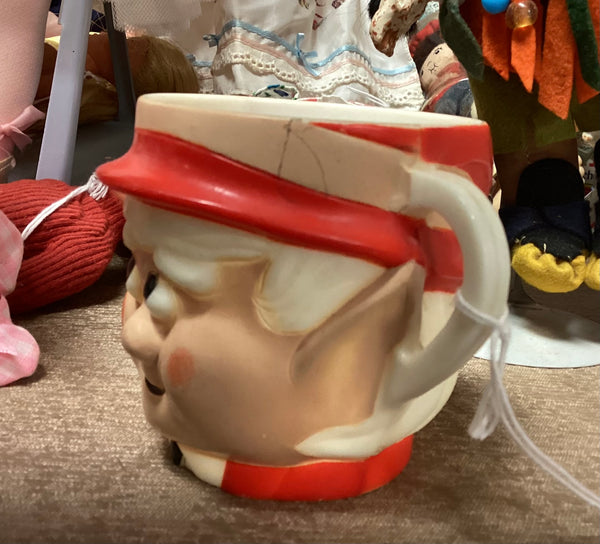 Vintage 1972 Ernest J. Keebler Elf Plastic Advertising Cup