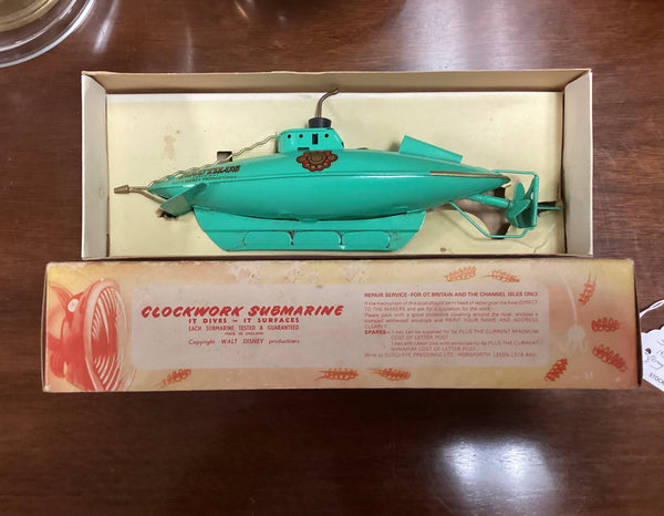 Walt  Disney 20,000 Leagues Under the Sea Nautilus Toy Submarine Sutcliffe Model