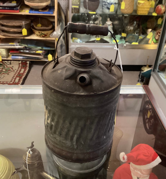 Canco Galvanized Metal Garage Oil Can