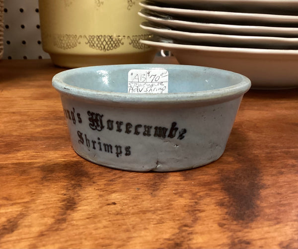 Young’s Morecambe Potted Shrimps Advertising Crock