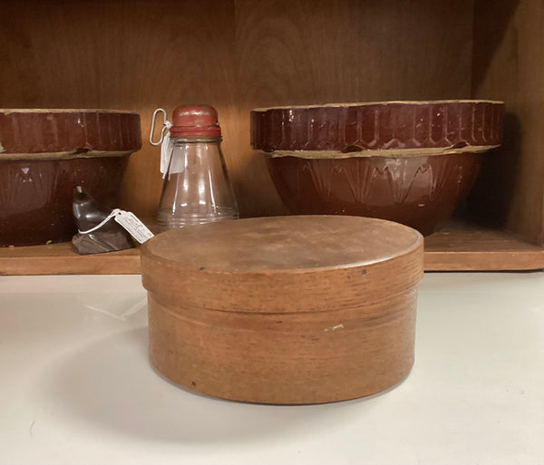 Antique 19th Century 6 1/2" Covered Maple Pantry Box