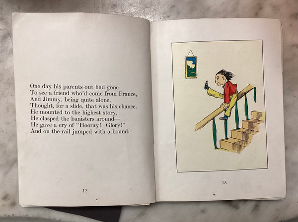 Jimmy Sliderlegs Vintage Children's Book by Dr Henry Hoffman