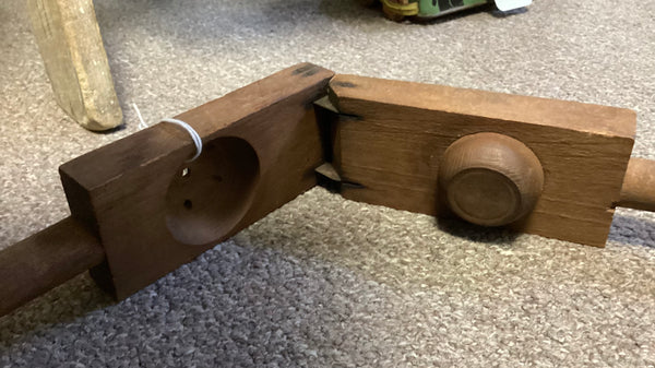 Vintage Wooden Handheld Lemon Squeezer