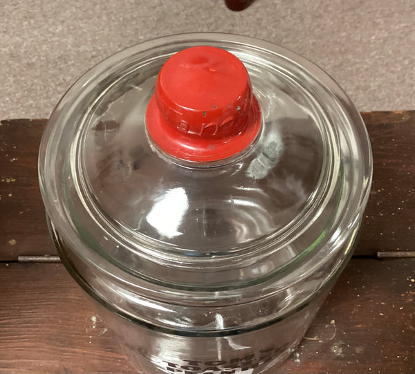 Tom’s Toasted Peanuts Countertop Advertising Jar