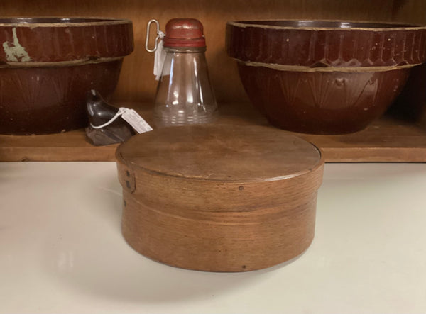 Antique 19th Century 6 1/2" Covered Maple Pantry Box