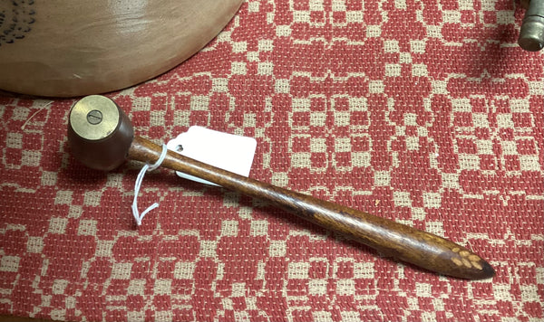 Jewelers Hammer w/ Inlaid Brass Head