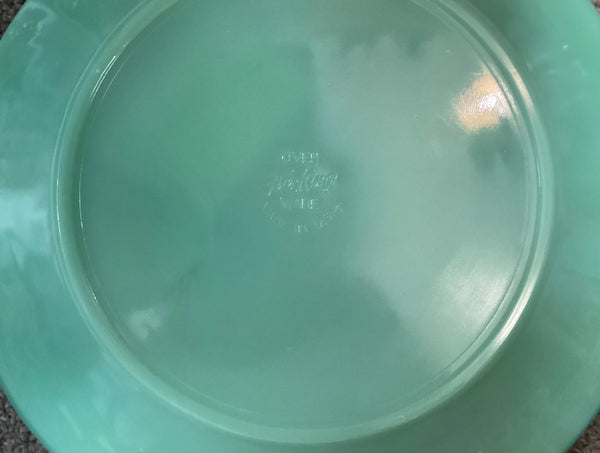 Fire King Jane Ray Jadite 9" Dinner Plate