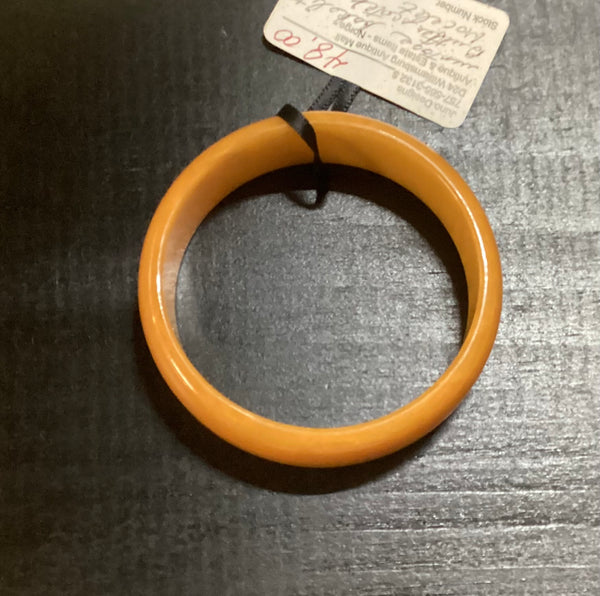 Butterscotch Bakelite Bangle Bracelet