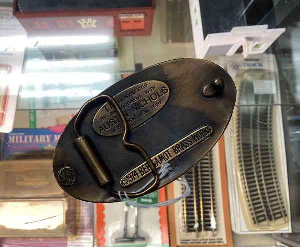 Bergamot Brass Works Wild Turkey Bourbon Belt Buckle