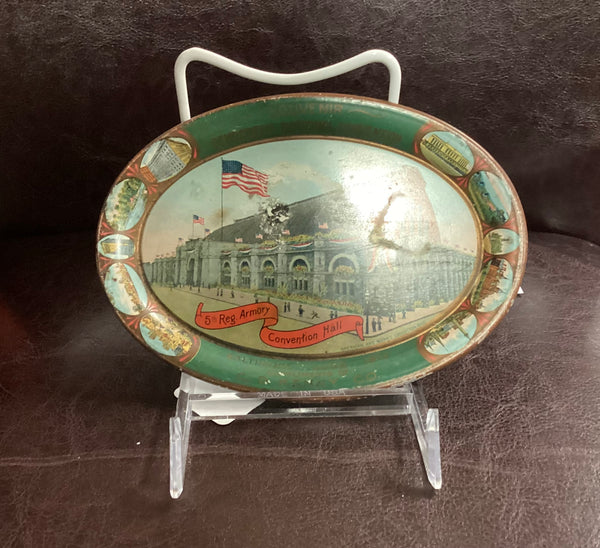 Antique 1912 Woodrow Wilson Democrat Convention Nomination Baltimore Maryland Souvenir Tray