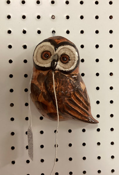 Babbacombe Pottery Philip Laureston Owl String/Scissors Holder England