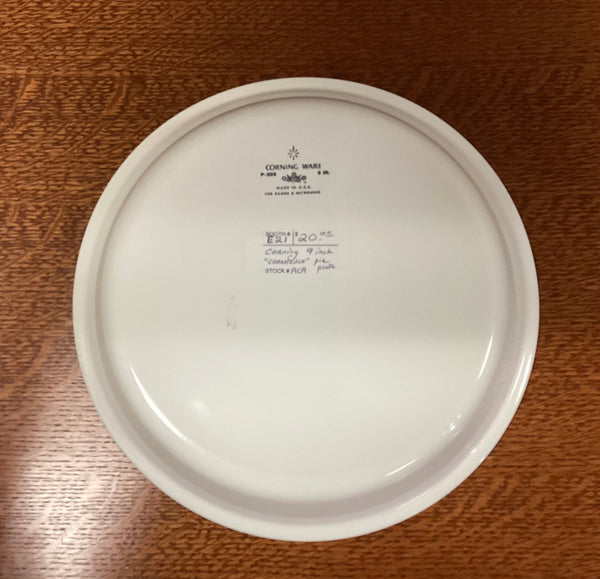 Corningware Blue Cornflower 9" Pie Plate