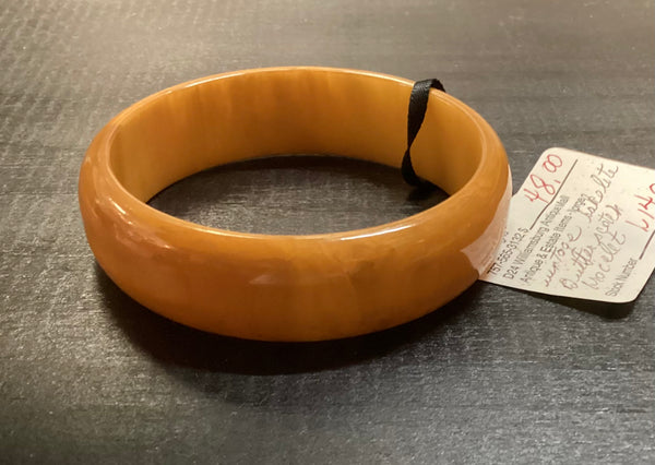 Butterscotch Bakelite Bangle Bracelet