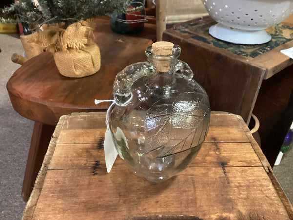 White House Vinegar Apple Shaped Quart Bottle
