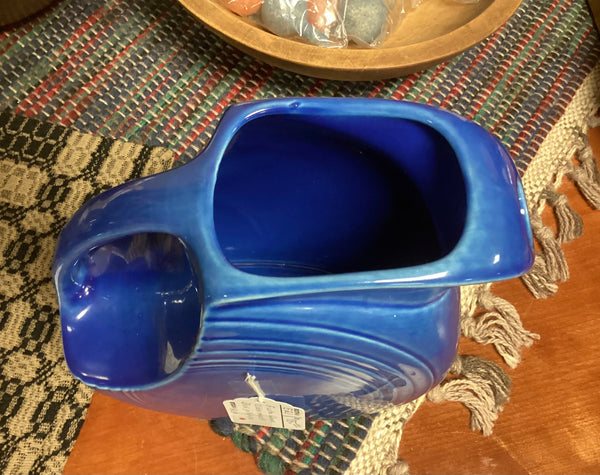 Homer Laughlin Fiesta Blue Disc Pitcher