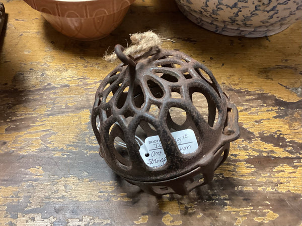 Antique Cast Iron String Holder