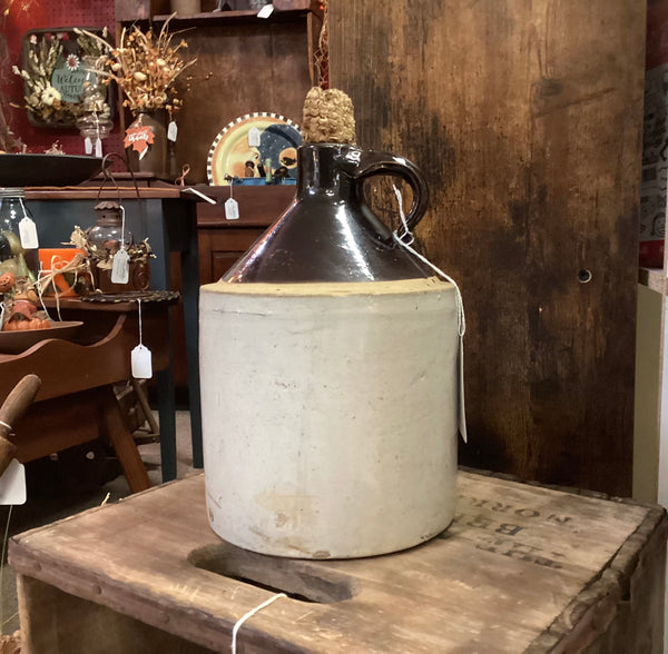 Whiskey Jug w/ Corn Cob Stopper
