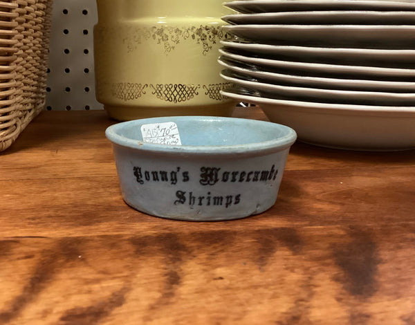 Young’s Morecambe Potted Shrimps Advertising Crock