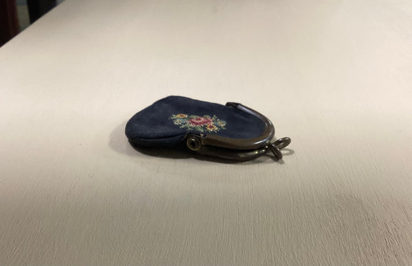 Miniature Petite Point Fashion Doll Purse Made in Germany