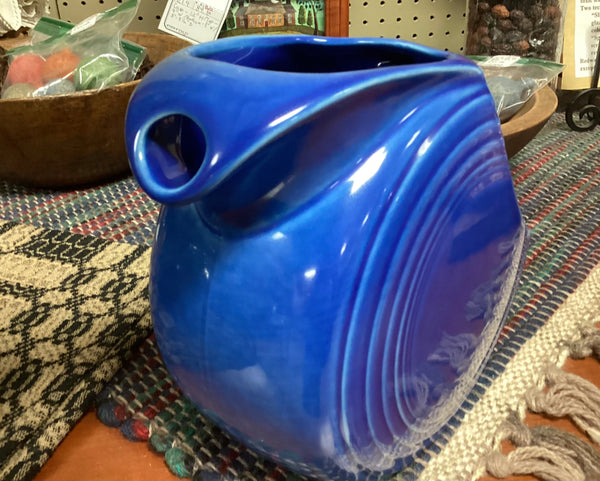 Homer Laughlin Fiesta Blue Disc Pitcher