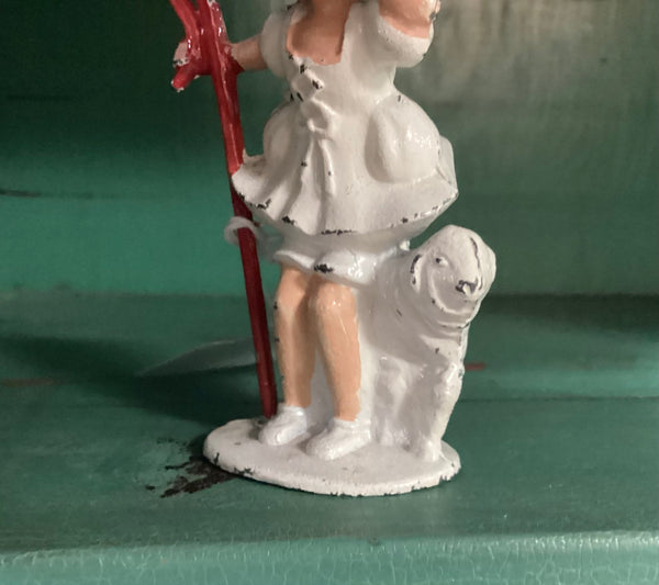 A Tommy Toy Painted Hollow Cast Lead Little Bo Peep