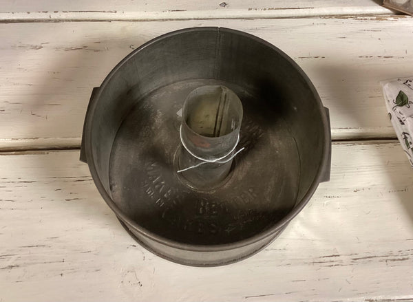 Swans Down Cake Flour E Katzinger Co.  Metal Tube Cake Pan