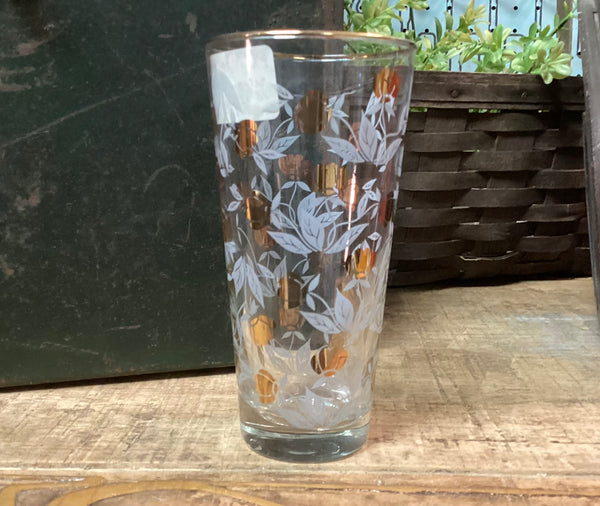 Hall Autumn Leaf 1960 Libbey 15 oz Drinking Glass