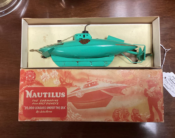 Walt  Disney 20,000 Leagues Under the Sea Nautilus Toy Submarine Sutcliffe Model
