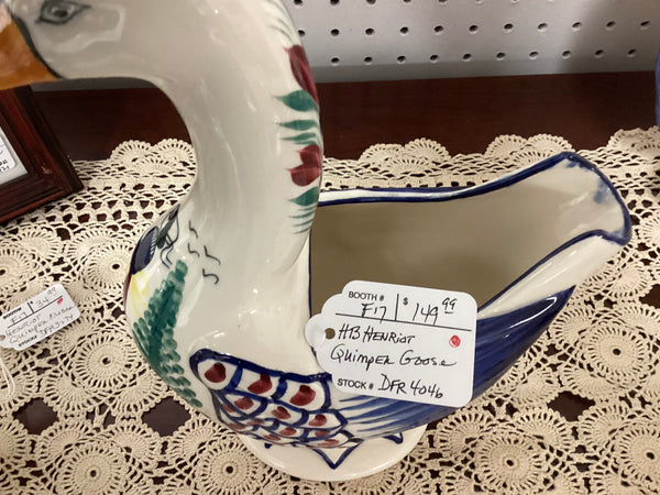 HB Henriot Quimper Pottery Goose