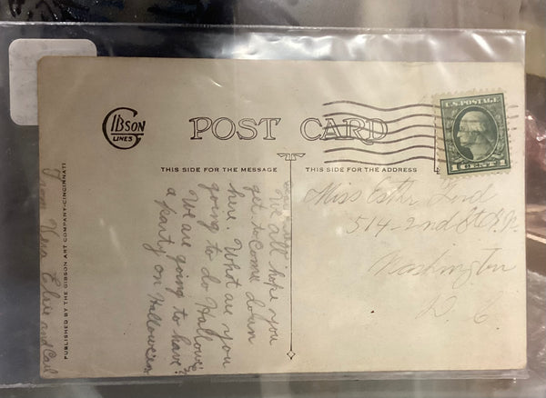 Antique Mailed Halloween Post Card