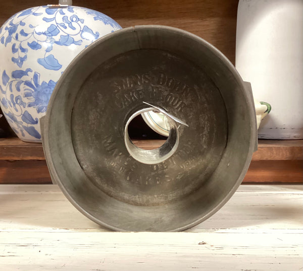 Swans Down Cake Flour E Katzinger Co.  Metal Tube Cake Pan