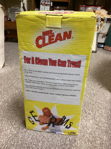 Limited Edition Mr. Clean Action Figure Doll in Box