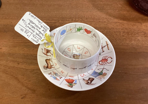 Royal Kendal Fine Bone China 1985 Fortune Telling Teacup