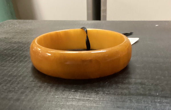 Butterscotch Bakelite Bangle Bracelet