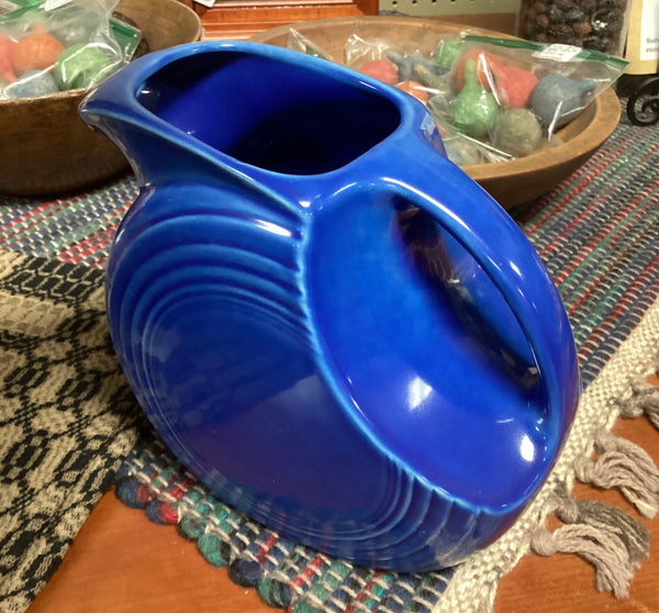 Homer Laughlin Fiesta Blue Disc Pitcher